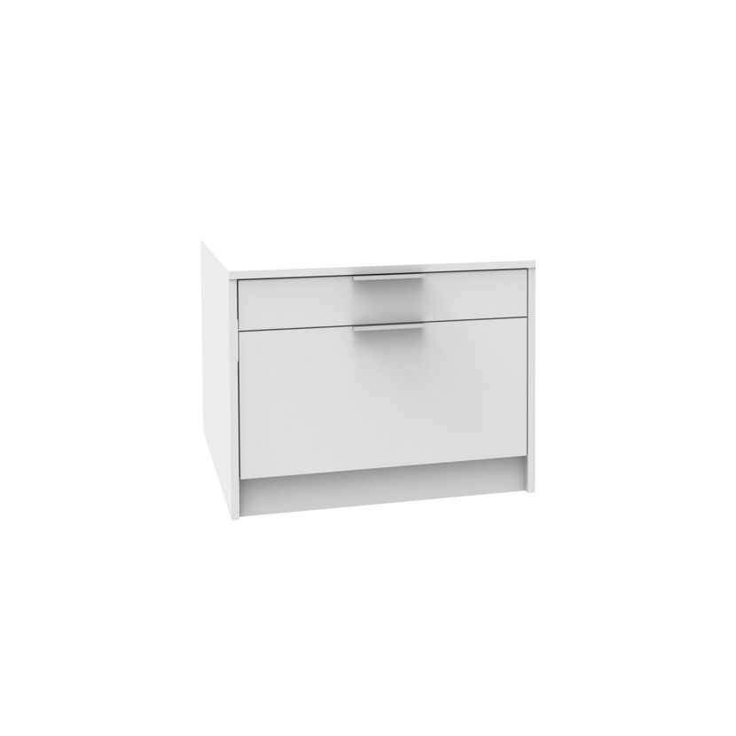 Unterschrank weiß 65 x 50,2 x 65,1 cm mit Schubladen