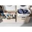 Unterschrank grau 65 x 50,2 x 65,1 cm mit Schubladen