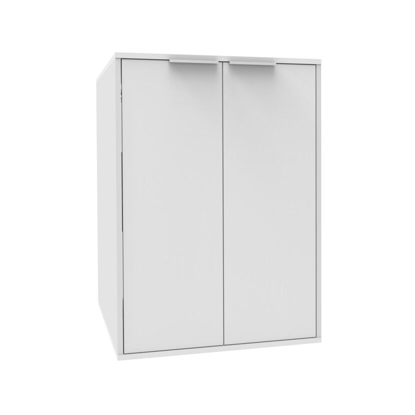 Aufsatzschrank weiß 65 x 50,2 x 65,1 cm