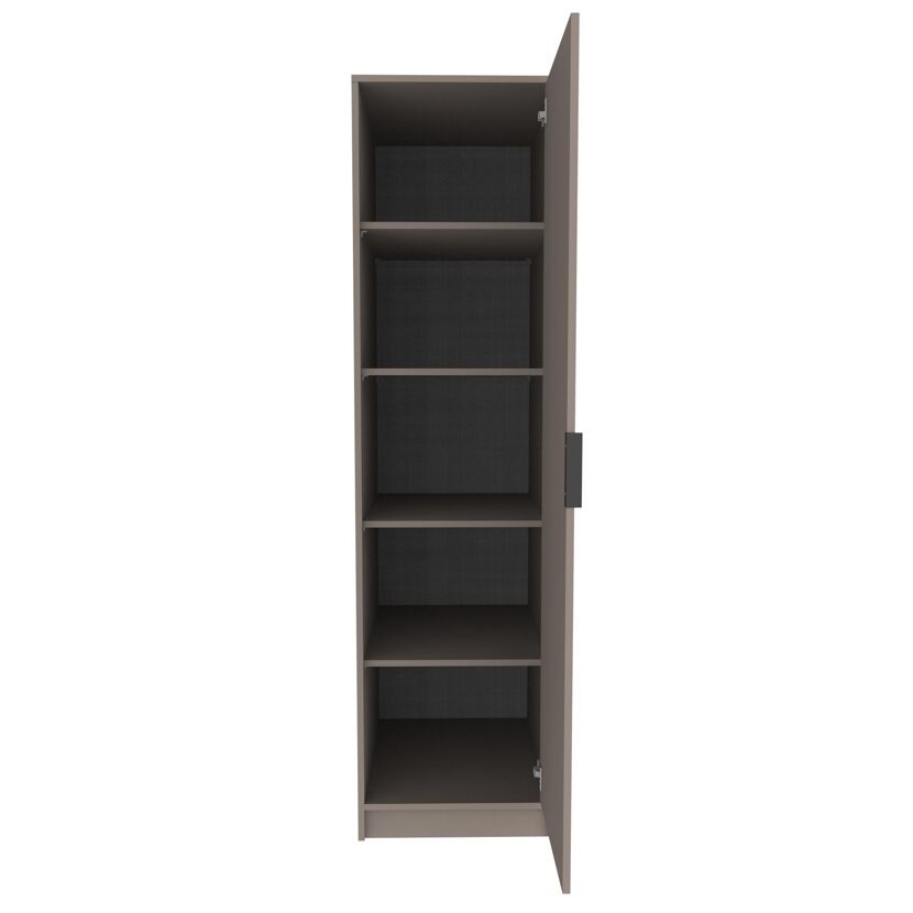 Hochschrank grau 50 x 188,2 x 65,1 cm