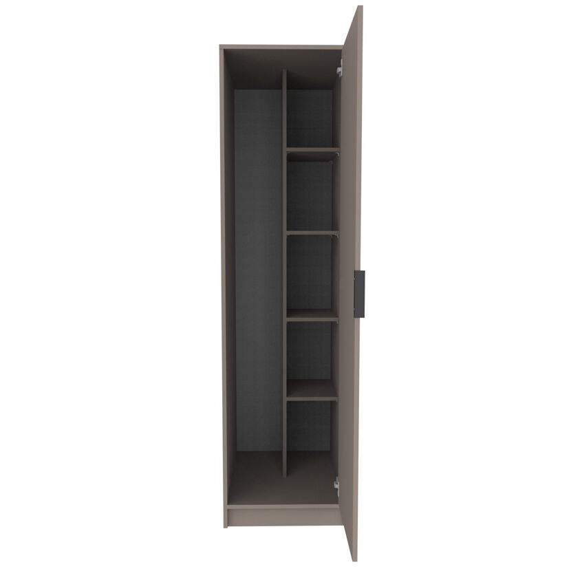 Hochschrank grau 50 x 188,2 x 65,1 cm