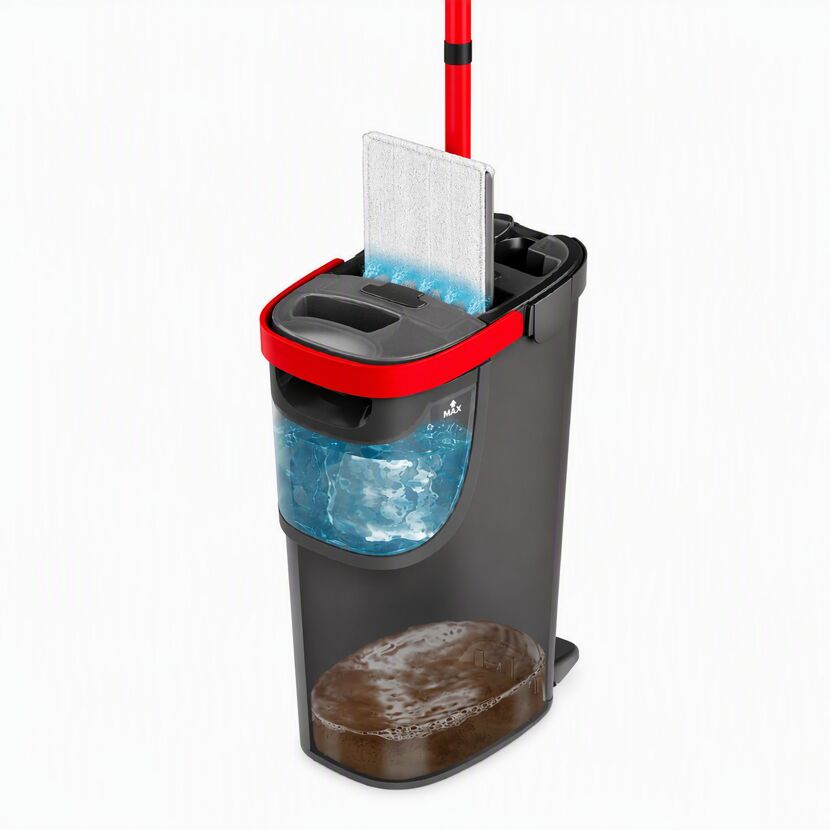 Vileda 'H2PrO' Flachwischer-Set 3-teilig