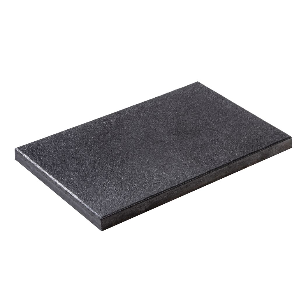 Terrassenplatte 'T-Court Mill' basaltfarben/schwarz 60 x 40 x 4 cm