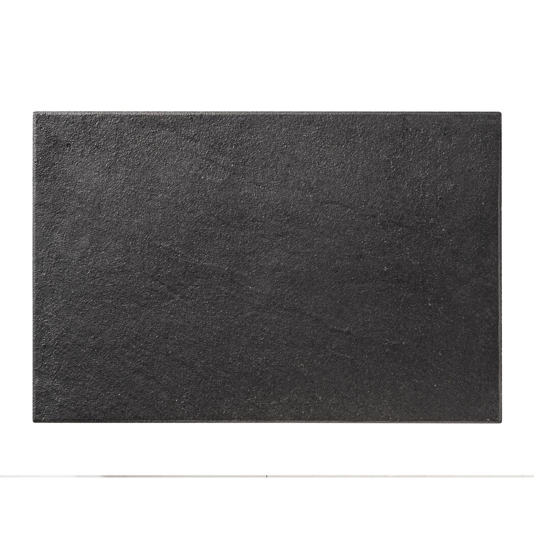 Terrassenplatte 'T-Court Mill' basaltfarben/schwarz 60 x 40 x 4 cm