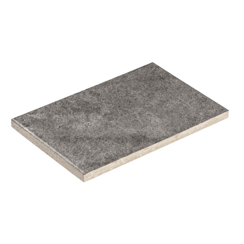 Terrassenplatte 'T-Court Shade' basaltfarben 60 x 40 x 4 cm