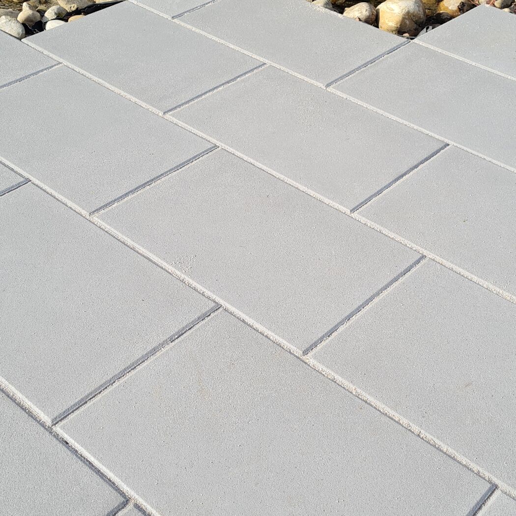Terrassenplatte 'T-Court Protect' quarzitfarben 60 x 40 x 4 cm