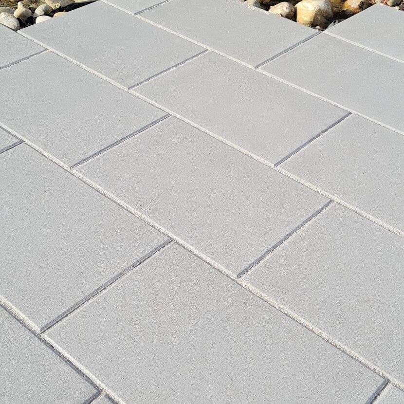 Terrassenplatte 'T-Court Protect' quarzitfarben 60 x 40 x 4 cm