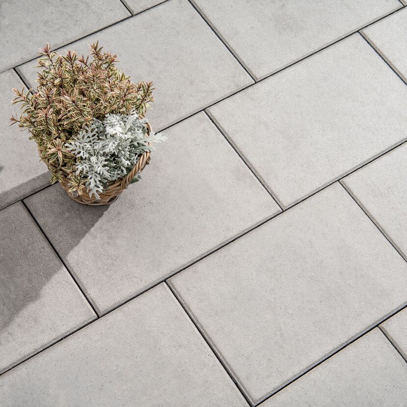 Terrassenplatte 'T-Court Protect' quarzitfarben 60 x 40 x 4 cm