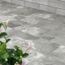 Terrassenplatte 'T-Court Noble' quarzitfarben 80 x 40 x 4 cm