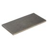 Terrassenplatte 'T-Court Noble' basaltfarben 80 x 40 x 4 cm