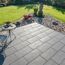 Terrassenplatte 'T-Court Noble' basaltfarben 80 x 40 x 4 cm