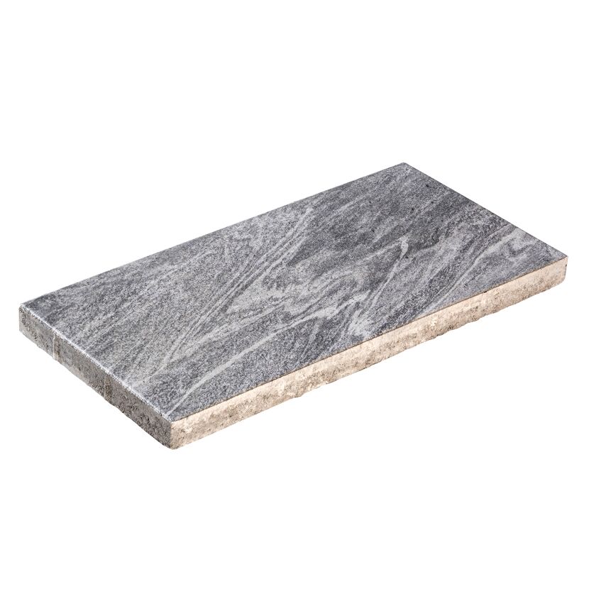 Terrassenplatte 'T-Court Elegance' basaltfarben 60 x 40 x 4 cm