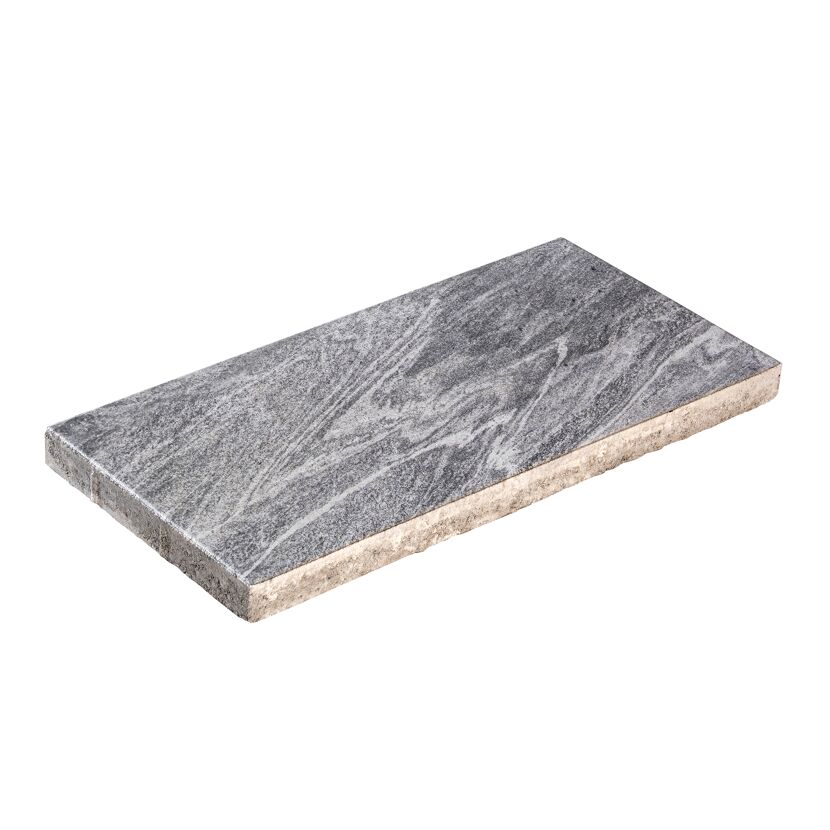 Terrassenplatte 'T-Court Elegance' mittelgrau 60 x 40 x 4 cm