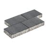 Pflasterstein 'T-Place Fashion' basaltfarben mit Glimmer 30 x 20 x 6 cm