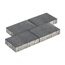 Pflasterstein 'T-Place Fashion' basaltfarben mit Glimmer 30 x 20 x 6 cm