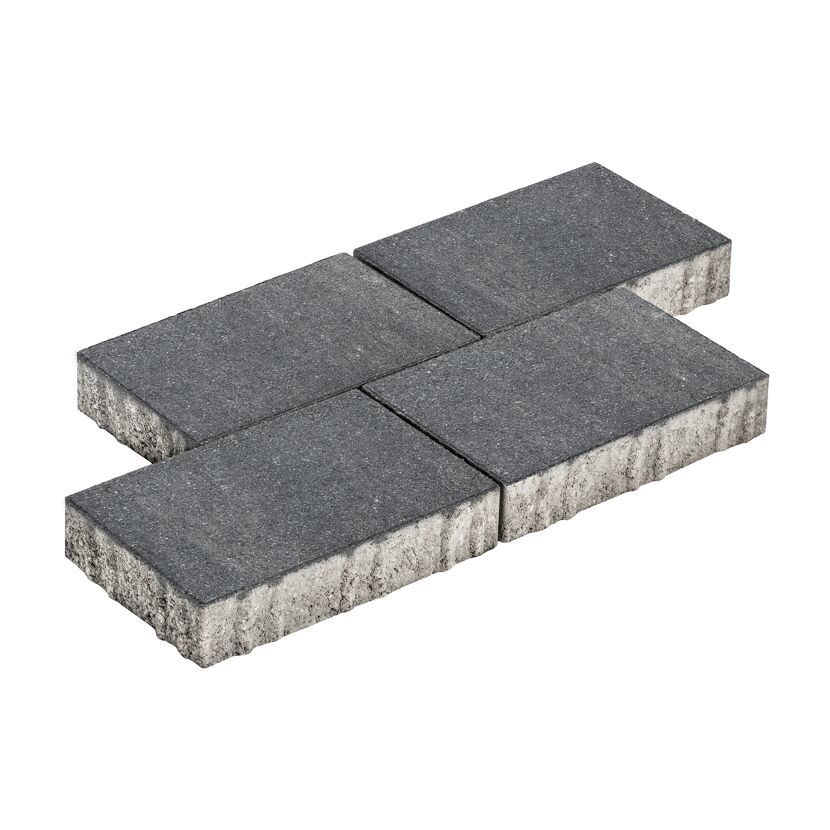 Pflasterstein 'T-Place Fashion' basaltfarben mit Glimmer 30 x 20 x 6 cm