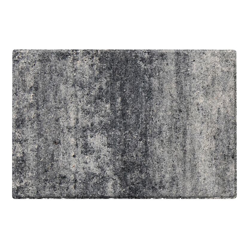Pflasterstein 'T-Place Fashion' weiß/schwarz 30 x 20 x 6 cm