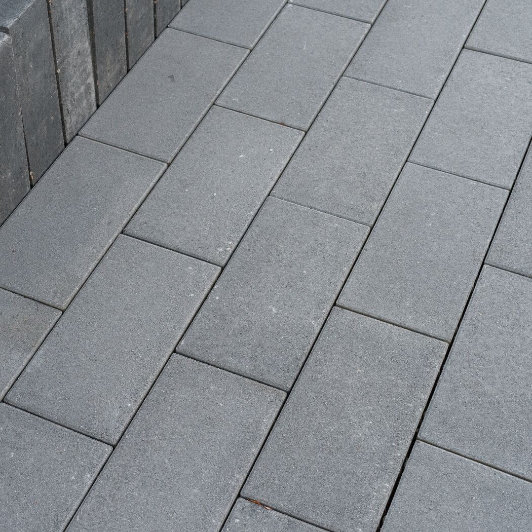 Pflasterstein 'T-Place Fashion' quarzitfarben mit Glimmer 40 x 20 x 6 cm