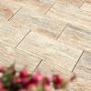 Terrassenplatte 'T-Court Solid' muschelkalkfarben 60 x 30 x 4 cm