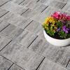 Terrassenplatte 'T-Court Solid' greige 40 x 20 x 4 cm