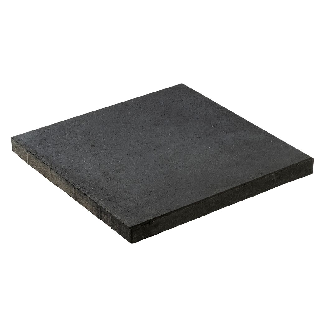 Terrassenplatte 'T-Court Solid' anthrazit 50 x 50 x 4 cm