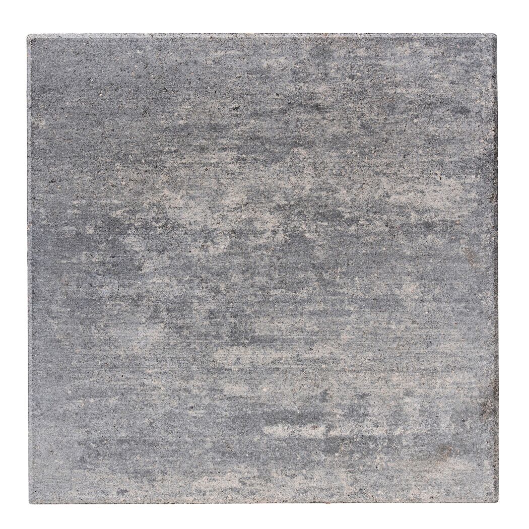 Terrassenplatte 'T-Court Solid' graphitfarben 60 x 60 x 4 cm