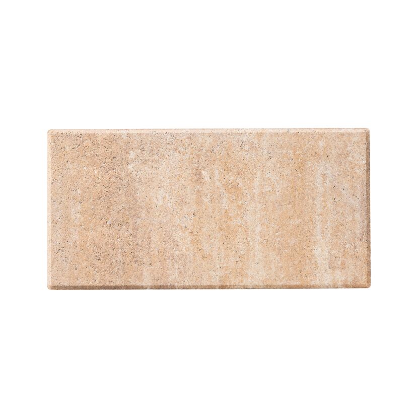 Terrassenplatte 'T-Court Solid' sandsteinfarben 40 x 20 x 4 cm