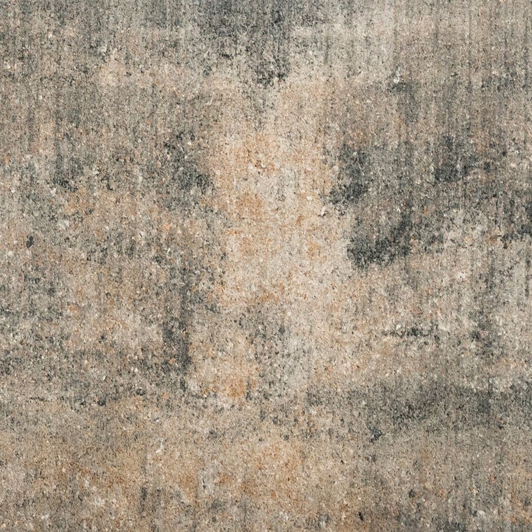 Nahaufnahme des Mauersteins 'T-Wall Linear Maxi' in muschelkalkfarben.