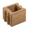 Sandfarbener Mauerstein 'T-Wall System'
