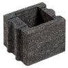 Mauerstein 'T-Wall System' quarzit 25 x 25 x 20 cm
