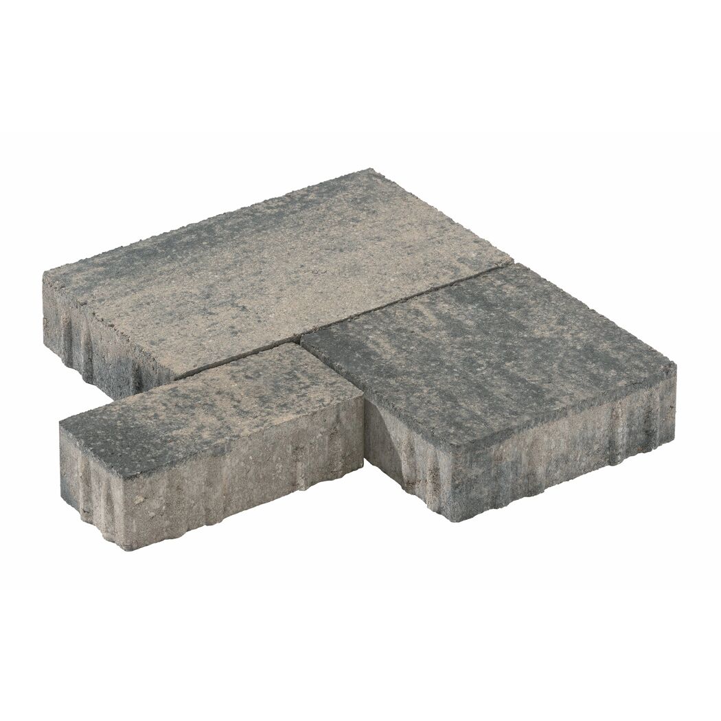 Pflasterstein 'T-Place Various' quarzitfarben mehrformatig
