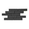 Pflasterstein 'T-Place Small' basaltfarben 24 x 6 x 7 x  cm