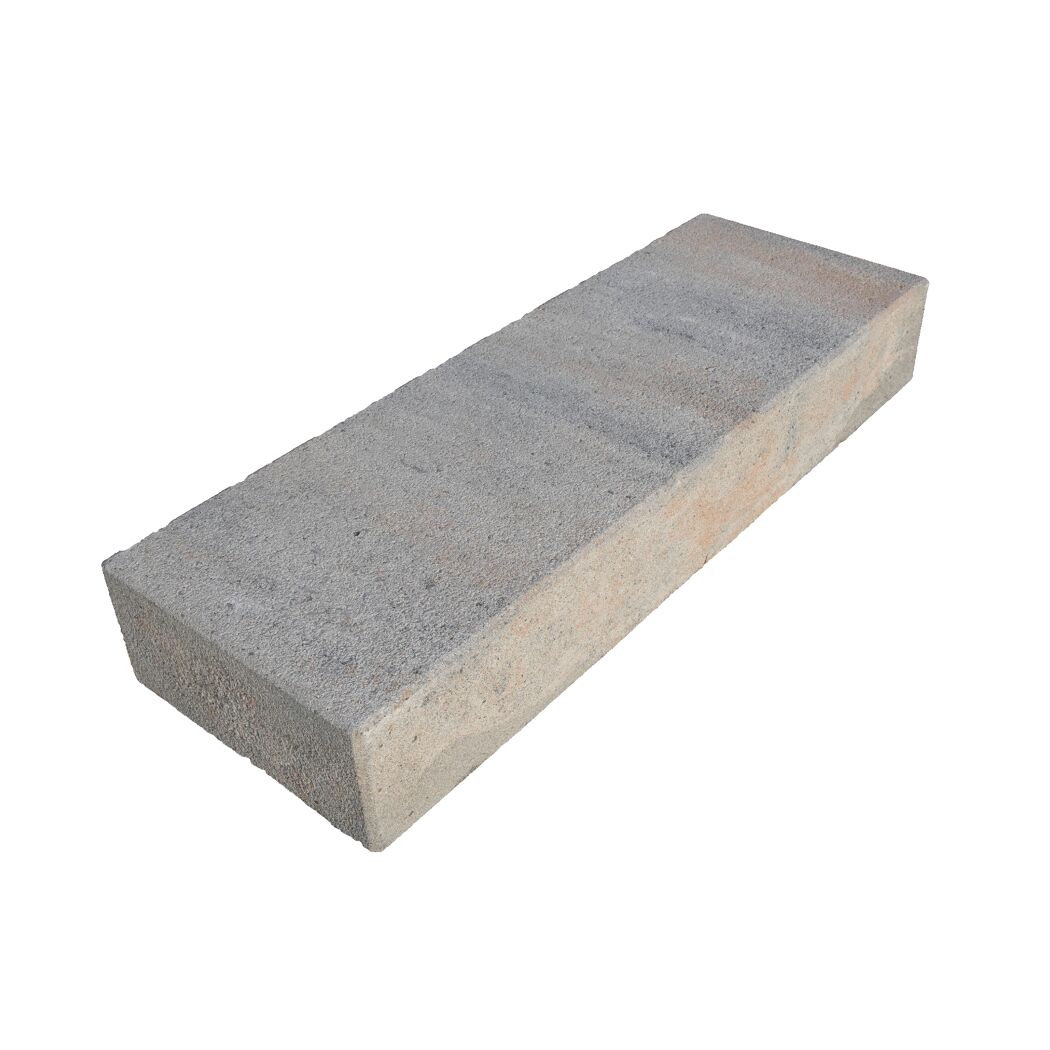 Muschelkalkfarbene Blockstufe 'T-Stair Shine'