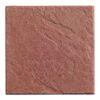 Terrassenplatte 'T-Court Grit' rot 40 x 40 x 4 cm