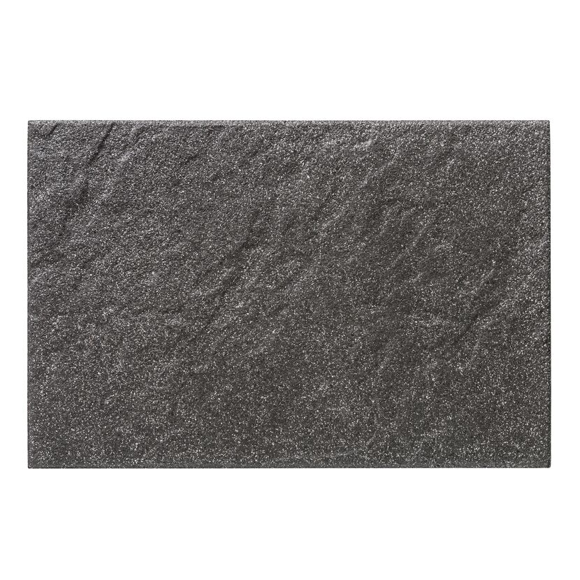 Terrassenplatte 'T-Court Grit' basaltfarben 60 x 40 x 4 cm