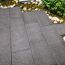 Terrassenplatte 'T-Court Grit' basaltfarben 60 x 40 x 4 cm