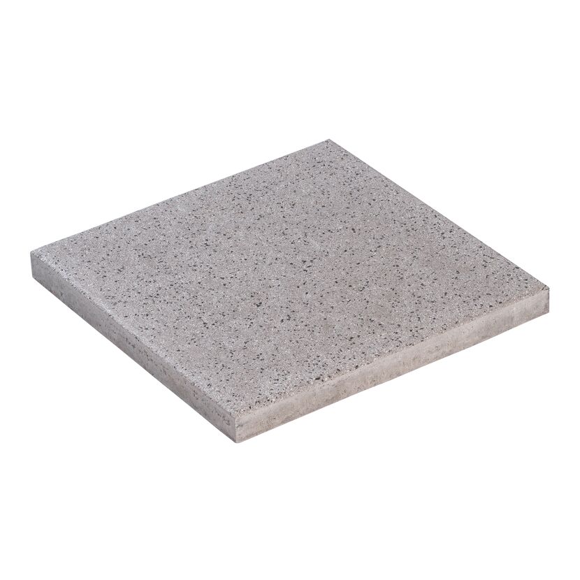Terrassenplatte 'T-Court Grit' quarzitfarben 40 x 40 x 4 cm