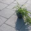 Terrassenplatte 'T-Court Grit' quarzitfarben 40 x 40 x 4 cm