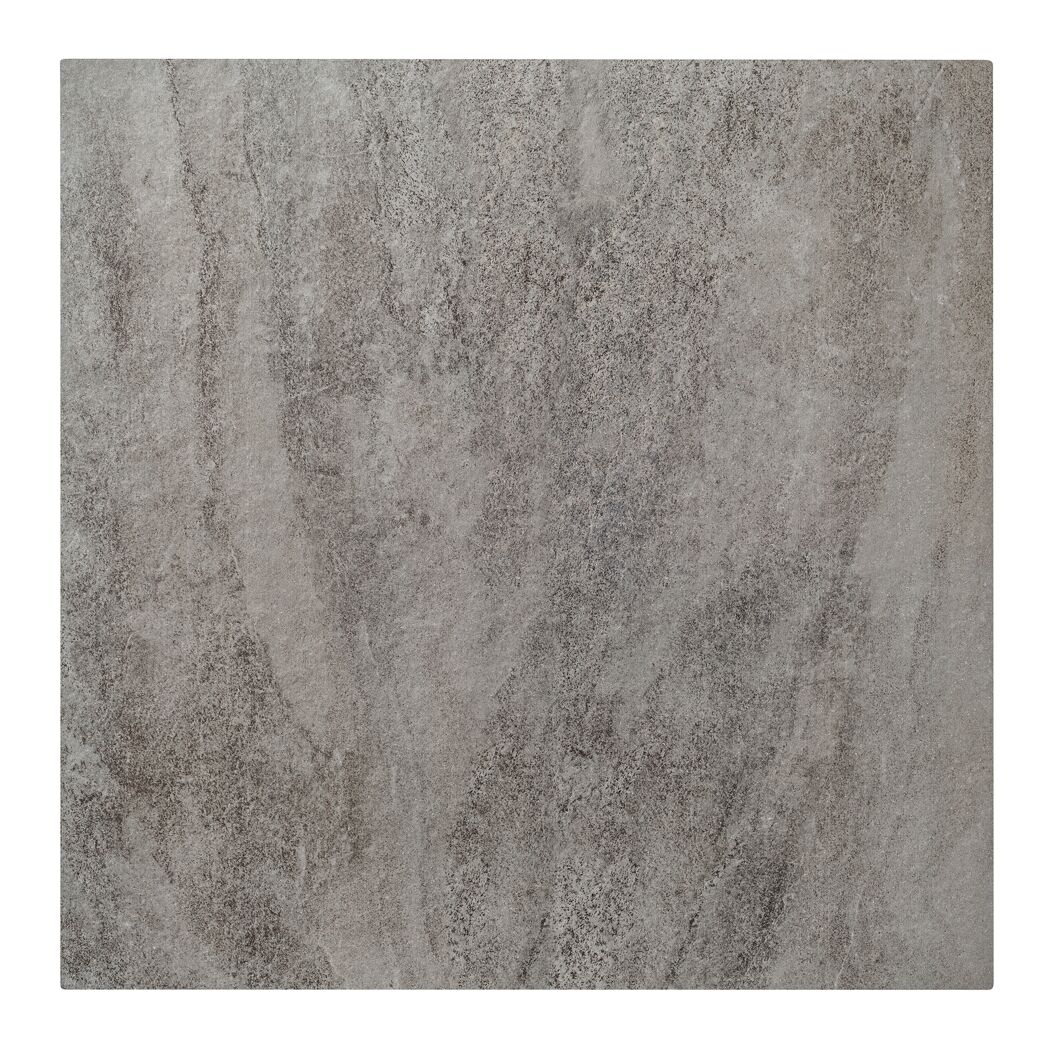 Terrassenplatte 'T-Court Connected' quarzitfarben 60 x 60 x 4 cm