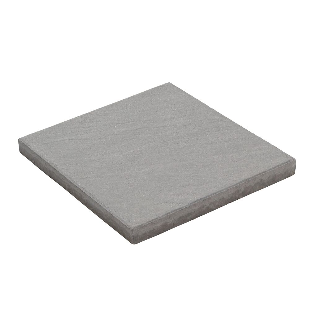 Terrassenplatte 'T-Court Posh' mittelgrau 40 x 40 x 4 cm