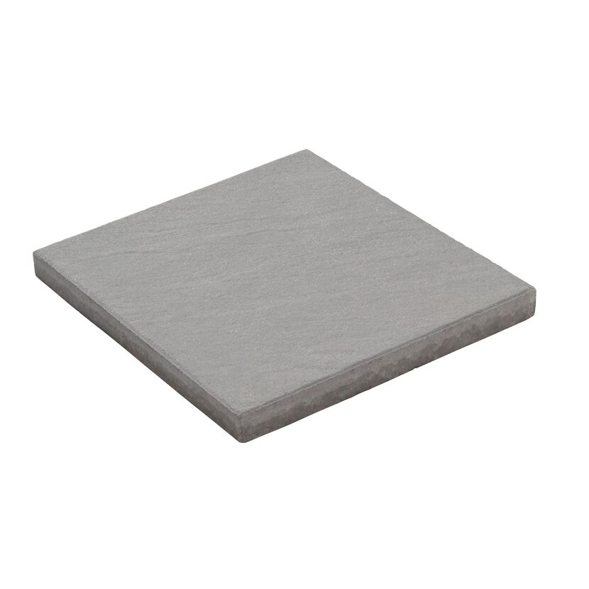 Terrassenplatte 'T-Court Posh' mittelgrau 40 x 40 x 4 cm