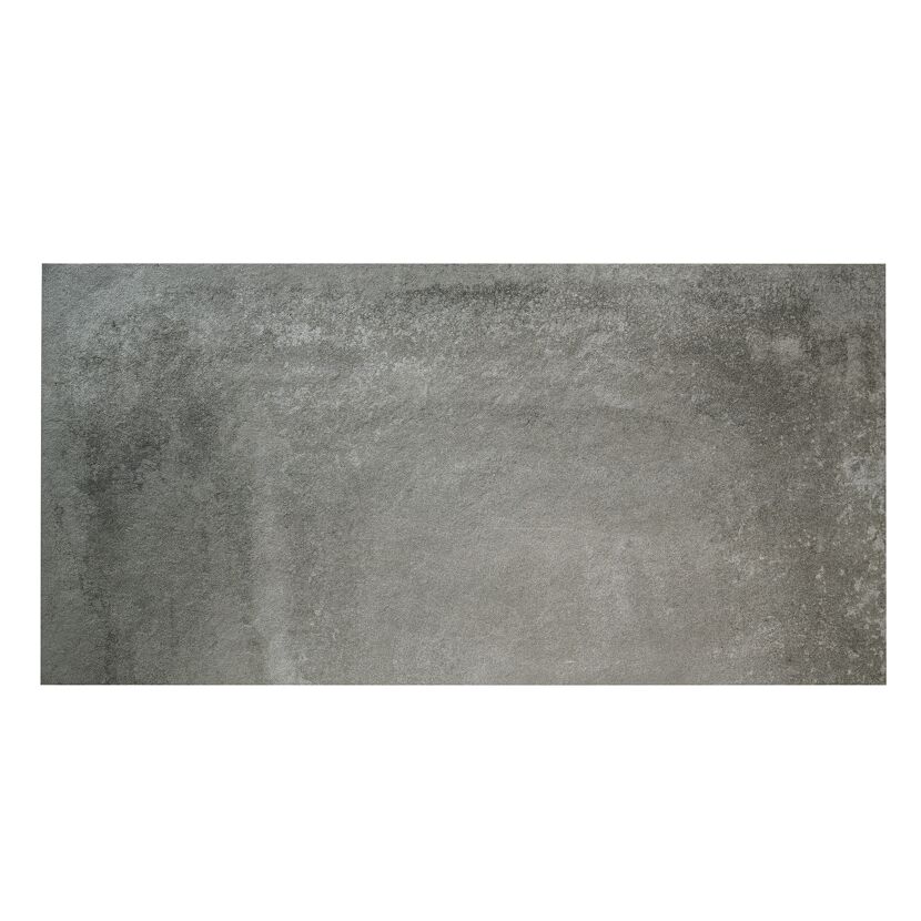 Terrassenplatte 'T-Court Connected' basaltfarben 80 x 40 x 4 cm