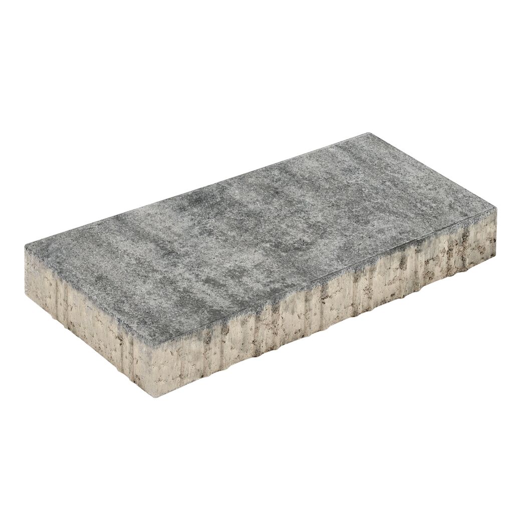 Pflasterstein 'T-Place Trend' weiß/schwarz 60 x 30 x 8 cm