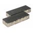 Pflasterstein 'T-Place Trend' basaltfarben mit Glimmer 45 x 15 x 8 cm