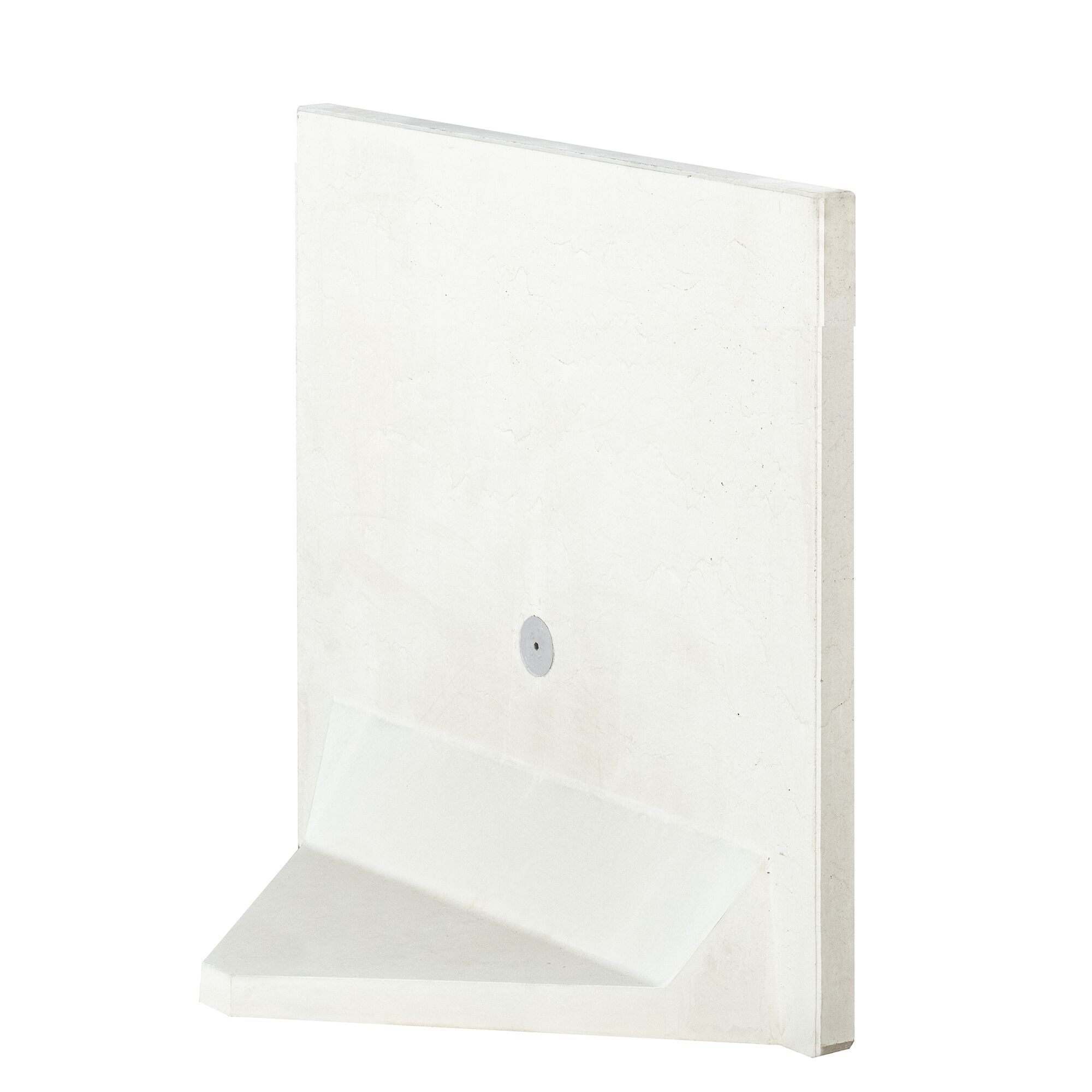 Graue L-Stein-Ecke