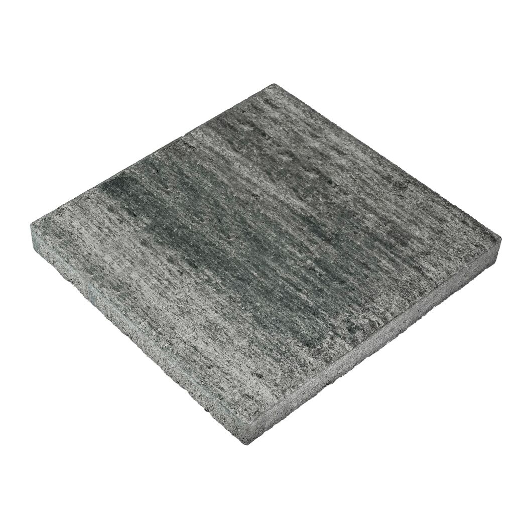 Terrassenplatte 'T-Court Smart' weiß/schwarz 30 x 30 x 3 cm