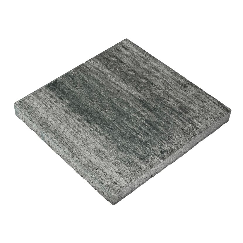 Terrassenplatte 'T-Court Smart' weiß/schwarz 30 x 30 x 3 cm