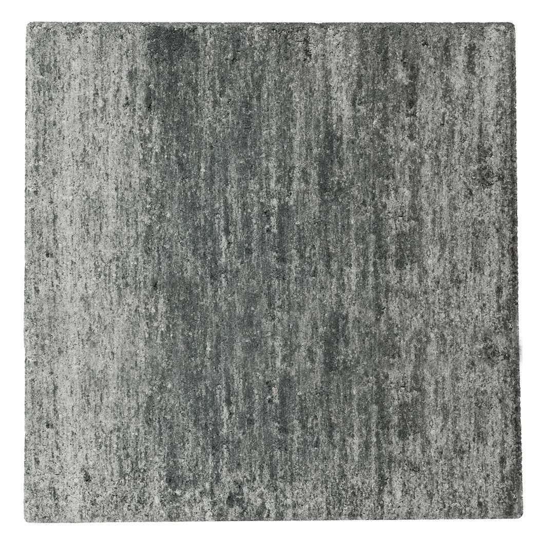 Terrassenplatte 'T-Court Smart' weiß/schwarz 30 x 30 x 3 cm