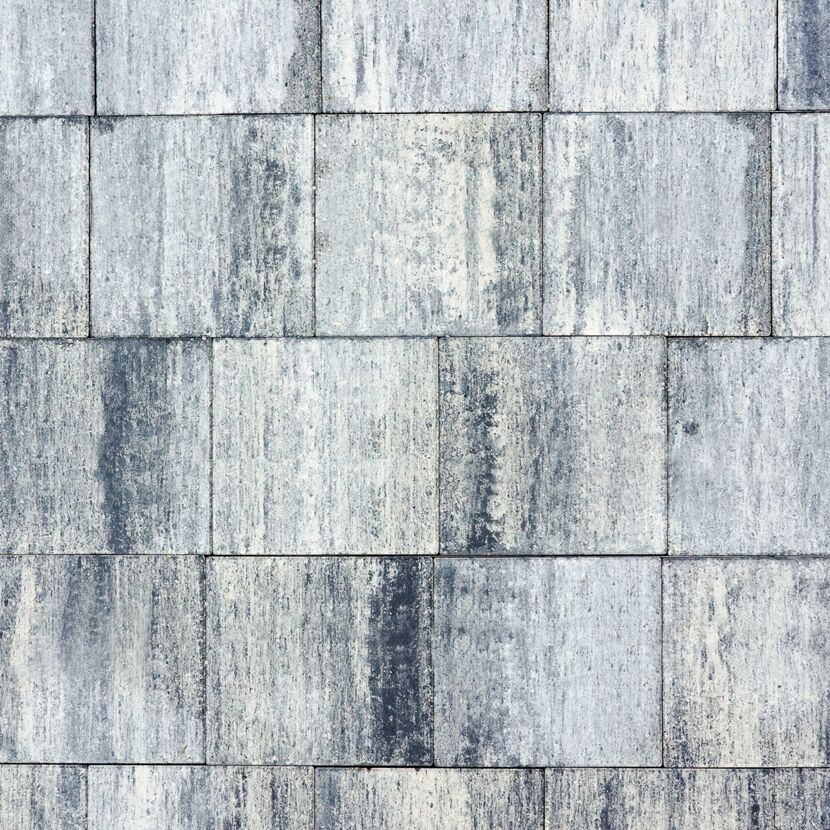 Terrassenplatte 'T-Court Smart' weiß/schwarz 30 x 30 x 3 cm