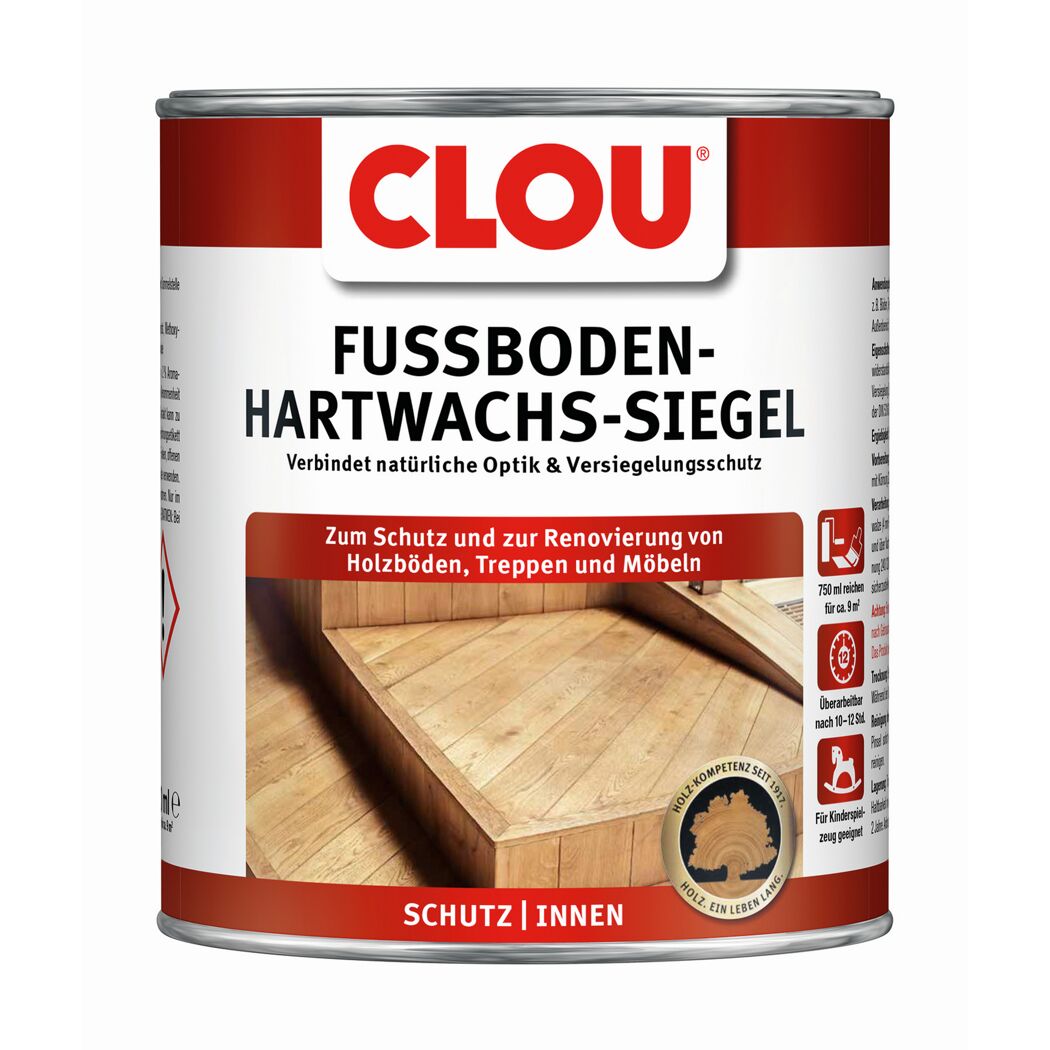 Fußboden-Hartwachs-Siegel transparent 2,5 l